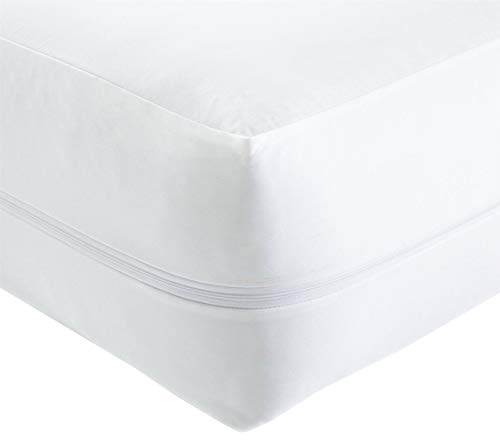 Olivia Rocco Housse de protection imperméable à fermeture éclair pour matelas Super King Size