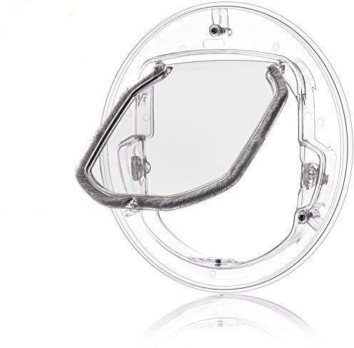 Cat Mate 4-Way Locking Cat Flap Door for Small Pets - Glass Window for Cats, Small Dogs, Puppy - Microchip Compatible Large Pet Door