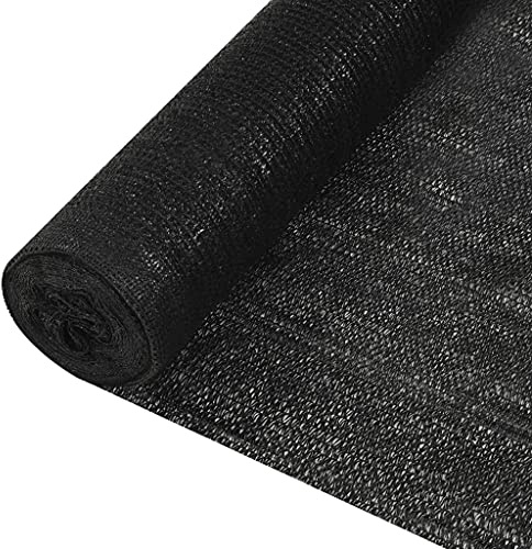vidaXL Privacy Net Black 3.6x10m HDPE 150 g/m² - Durable, UV-Proof & Mould-Proof Garden Shade - Customizable Size - Easy Maintenance - Suitable for Gardens, Patios, Balconies