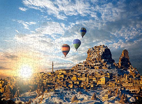 Hölzernes 6000-Teile-Puzzle Türkei Landschaft Familienspiel