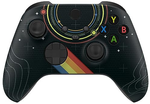 eXtremeRate Cover Custodia per Xbox Series X S Controller Joystick,Shell Copertura Anteriore Scocca DIY Ricambio per Xbox Series X S Joypad Model 1914-Esploratore delle Stelle