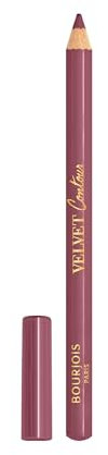 Bourjois Crayons à lèvres Velvet Contour, 33 Rose Water, redéfinit les lèvres, texture crémeuse mate, application précise, beurre de karité, tenue longue durée jusqu’à 8 heures 1,14 g