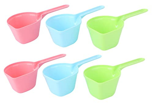 Ipetboom 6piezas Cucharas Medidoras para Mascotas Cucharas para Agua De Mascotas Precisión Porciones Base