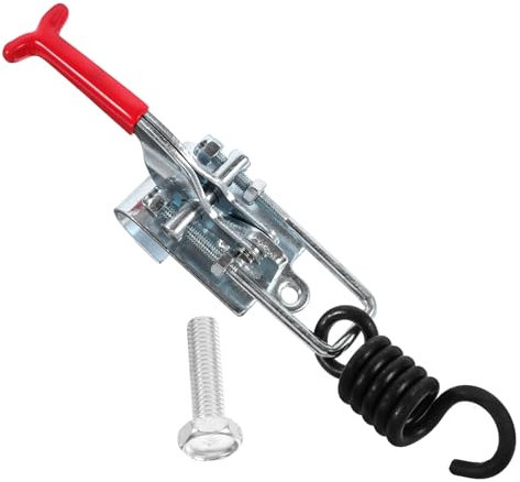 UPKOCH Stainless Steel Latch Clamp Spring Toggle Clamp Box Latch Clip Tool Made for Woodworking Random Style
