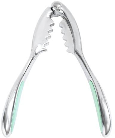 Cabilock 1pièce Pince À Crabe Acier Inoxydable avec Poignée Antidérapante Outil De Cuisine pour Maison Et Restaurant Vert