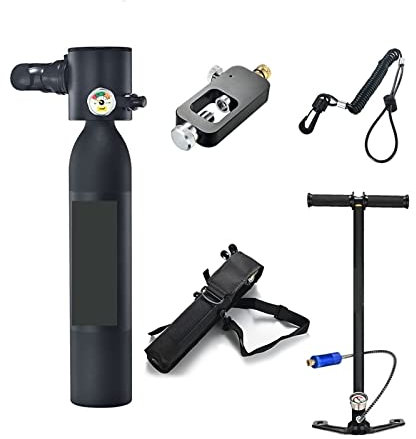 Mini bouteille de plongée sous-marine portable, 0.5L Nouvelle Mini Bouteille D'oxygène Plongée Enseignement Respiration Sous-marine Équipement De Plongée Respiration Réservoir D'oxygène pour l'explora