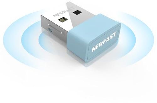 NEWFAST Adattatore WiFi USB N150 Chiavetta WiFi Mini Size, Chiavetta WiFi USB 2.0, 2.4GHz Ricevitore WiFi per Windows XP/7/8/8.1/10/11 (NF-U311)