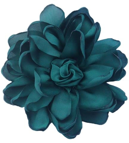 LJRPUPY Broche grande con diseño de rosas, broches de solapa, broches de flores, bodas, fiestas, bailes, banquetes, para mujer, accesorios de ropa, One Size
