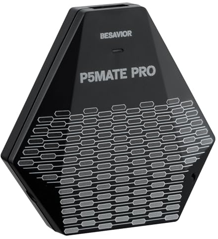 Besavior P5 Mate Pro 1000 Adapter für PS5 – PS5 Konverter für XIM, ReaSnow, Switch, Xbox, PS4 Controller | Verbessertes Gaming, Adaptive Trigger & Vibrations-Unterstützung, 1000Hz Geringe Latenz