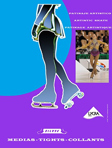 SILVYE Medias Cubre Patines Patinaje ARTISTICO (Carne, Talla XXL)