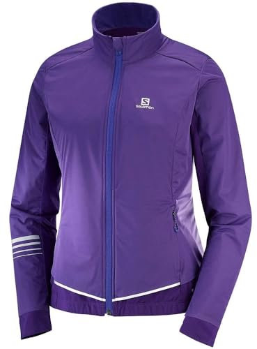 Salomon Lightning Light Shell JKT W Skibekleidung, Fallschirmviolett, Größe M