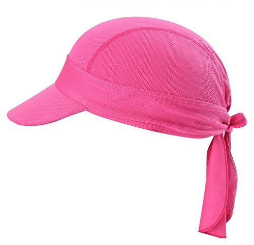 Arcweg Bandana Cap Kopftuch Mit Schirm Atmungsaktiv Pirat Kappe UV Schutz Verstellbar Bikertuch Radsport Mützen Schnelltrockned