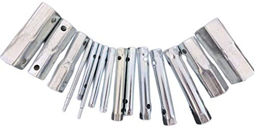 15Pcs Dual-Ended Wrench Socket Plumber Back Nut Tap Spark Plug Spanner Set Extended Spark Plug Wrench Socket set 6-37mm(1/2'' to 1-1/2'')