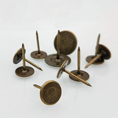 Schaumnägel, Stecknadeln, Stecknägel, Wandnägel, Reißnägel, runde Köpfe, antike Nägel-19mm * langer Nagel 30mm Silber