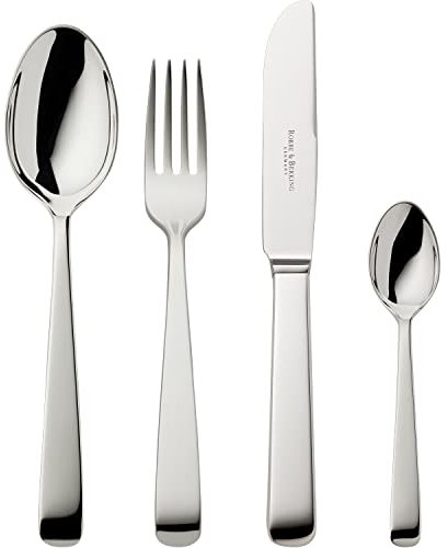 Robbe & Berking Alta 4 pzas. Cubiertos de menú (Plata de Ley 925)