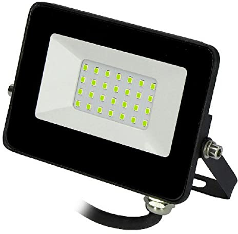EDM 70318 Foco Proyector Led 20W, Luz Verde