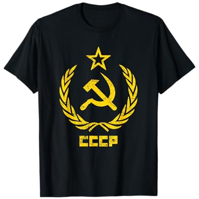 Hammer and Sickle Star CCCP Union soviétique T-Shirt