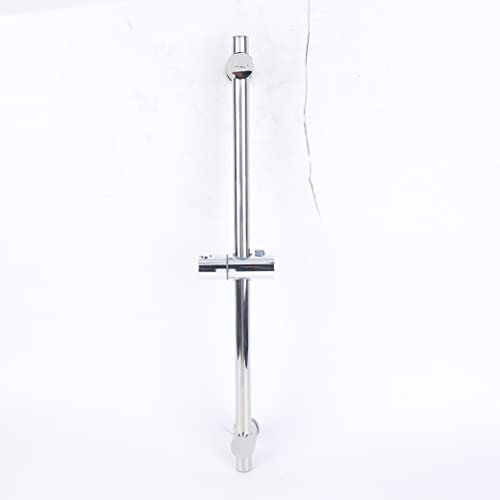 LENJKYYO Brausestange 66CM mit Wandmontage Wandstange mit Befestigungsmaterial Verstellbar Duschstange Wand Brausekopfhalter Handbrausehalter Edelstahl Wandhalterung Brausekopfhalter