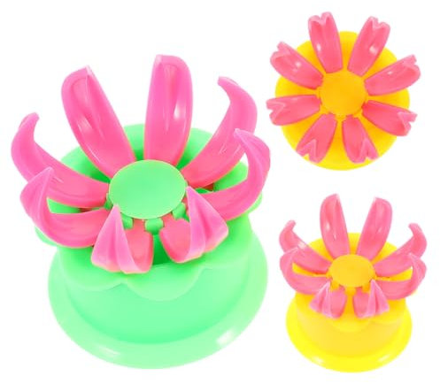 BESTonZON 2piezas Molde Para Hornear Bollos Al Vapor Para Pasteles De Flores y Tartas Herramienta De Cocina Molde Para Hacer Baozi Para Repostería Casa