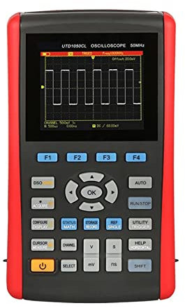 KOZWAY Oscilloscope, 105 0cl Oscilloscope de réparation Automobile numérique Oscilloscope Oscilloscope Oscilloscope (Size : UTD1050DL)