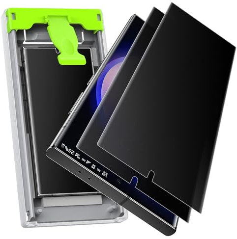 Ksleri Matte Privacy Screen Protector for Samsung Galaxy S22 Ultra/ S23 Ultra, Fingerprint ID Support