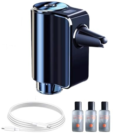 Pcingsia Diffusore per auto – 3 modalità regolabile Smart Car Deodorante Diffusore – Diffusore di profumo per aromaterapia, umidificatore per auto naturale, decorazione auto a lunga durata