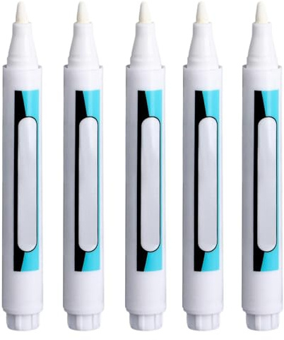 VEHYEGOI 5 Extra Thick Markers, White Tire Paint Pens, Permanent Markers, White Art Pens, Tire Marking Paint Pens