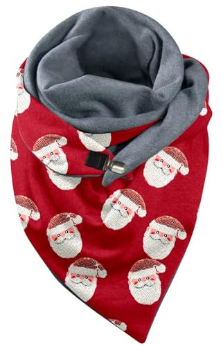 Dreieckstuch Damen, Weihnachtsschal Damen, Damen Schal Winter, Halstuch Damen, Kaschmir Sch Mit Weihnachts Lustigen Muster Strick Winterschal Warm Classic Bunt Strickschal Damen Für Jungen Und Mädchen
