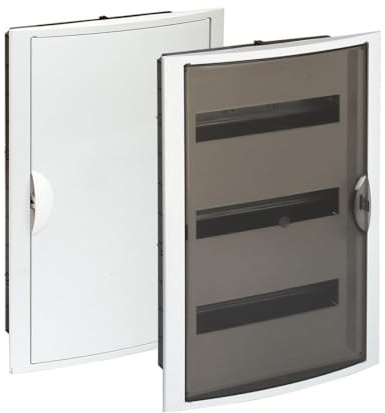 Caja de distribución empotrada hasta 42 elementos, ideal para instalaciones eléctricas, organiza y protege conexiones eléctricas.
