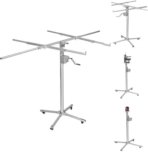 MDDKOP Plattenheber klappbar für Rigipsplatten, Manuell und elektrisch Trockenbaulift, 3 in 1 Modus Heber für Gipskartonplatten, Stabil und Langlebig Rigipsplatten heber Arbeitssparende Bauwerkzeuge(3