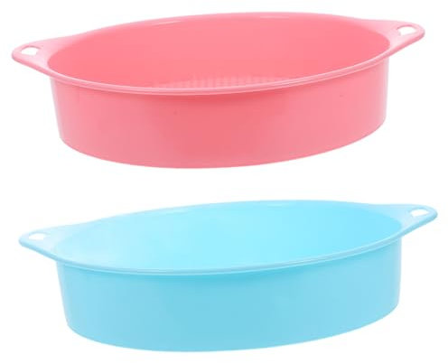 YARNOW 2pcs Plastic Soil Sieve Mesh Fine Garden Soil Strainer for Sifting Rocks Debris Multi-use Sifting Pan Tool