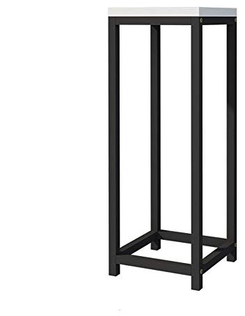 XAoSCd Kreativität Pflanzenregal, Pflanzenständer Blumentopfhalter Einfacher Blumenständer Aus Metall Freistehender Pflanzenständer Für Den Innenbereich, Blumenbank-Ausstellungs,Black-90cm