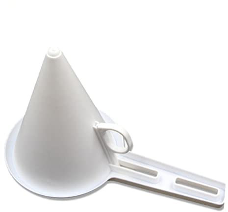 TOPPERFUN 4pcs Pancake Batter Dispenser Funnels Set, High-temperature Resistant Batter Cups for Baking and Decorating, Handheld Cake Decorating Funnel Dispensers for Kitchen and Bakery Use