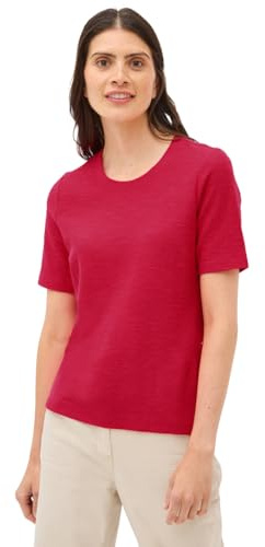 Cecil dam Bouclé Slub skjorta, Glaserad Apple Red, XXL