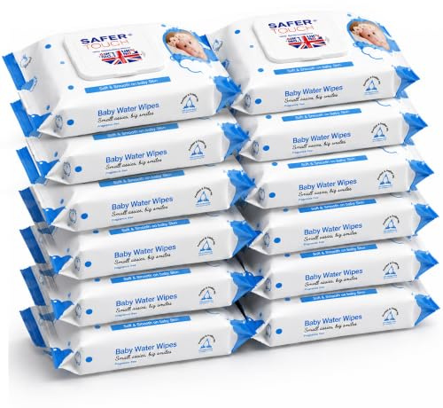 Big Dealz Pure Baby Water Wipes, 99% Water, 960 Count, Fragrance-Free