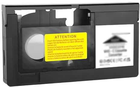 Gutol VHS till digital omvandlare, VHS-C-kassettadapter, för vanliga videobandspelare och digitaliseringsarbetsflöden