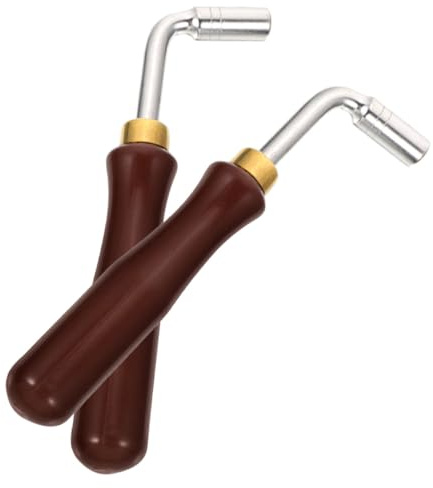 LALADEFIEE Dulcimer Stimmschlüssel Praktisches Stimmgerät aus Edelstahl und Gummi 2 Stück mit Einfacher und Schneller Stimmfunktion für Hackbrett für Anfänger und Musiker