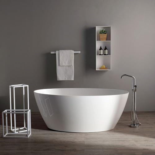 Kiamami Valentina - Moderne Badewanne aus Mineralguss freistehend | Serena