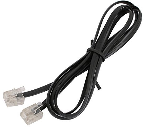 Aexit RJ11 6P2C Cavo telefonico prolunga telefonica Bianco 1M lungo ID: 996859
