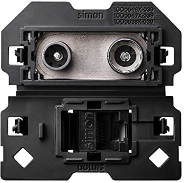 Toma R-TV+SAT Final con RJ45 cat6 2M