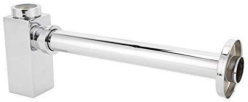 Lavabo Lavello Sifone Tubo di Scarico Sifone Scarichi Sifone Metallo Spesso Rame Kit di Scarico Universale Scarico per Vasca Scolapiatti Scolapiatti WC Raccordi di Scarico