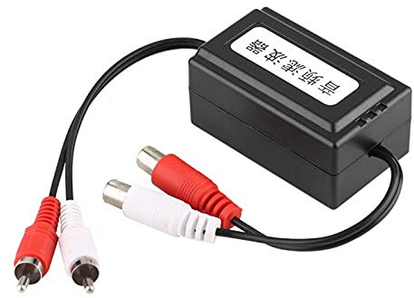 Auto Audio Noise Filter, Noise Isolator Filter Radio Noise, Auto Stereo Audio Filter Isolation Automotive Verstärker Noise Suppressor für Verstärker Lautsprecher Auto Audio Systeme