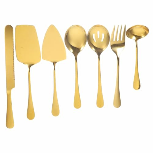 SOLUSTRE Torten Spatel Mit Servierlöffel Und Aus Für Kuchen Dessert Buffet Und Partys Küche Esszimmer Zubehör