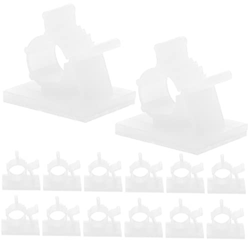 jojofuny 200stücke Selbstklebende Kabelclips Kabelmanagement Clips Für Zuhause Büro Installieren Zur Vermeidung Von Kabelsalat Für Mehr Ordnung Am Arbeitsplatz