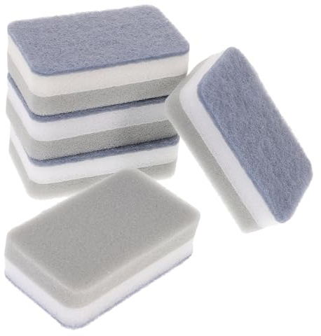 Ciieeo 15Pcs Kitchen Sponge Scouring Pads Strong Water Absorption Easy Squeeze Reusable Assorted Colours Soft for Dishwashing Pots and Pans