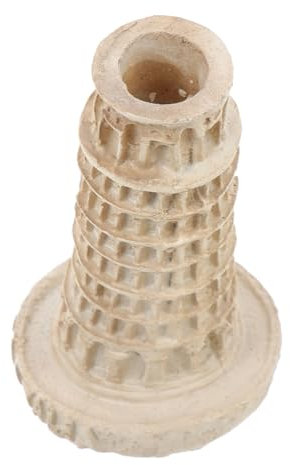 BESPORTBLE Miniatur Pizza Schieferturm Modell Resin Aquarium Dekoration Fisch Tank Zubehör Für Aquascaping Und Heimdekoration Langlebig Und Stabil