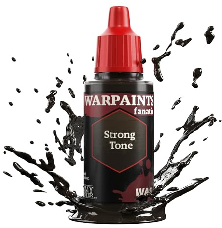 Armémålaren, Warpaints fanatic tvättar stark ton enkel akryl, miniatyr hobbymålning, kvalitetsfärg för miniatyrkrigsspel