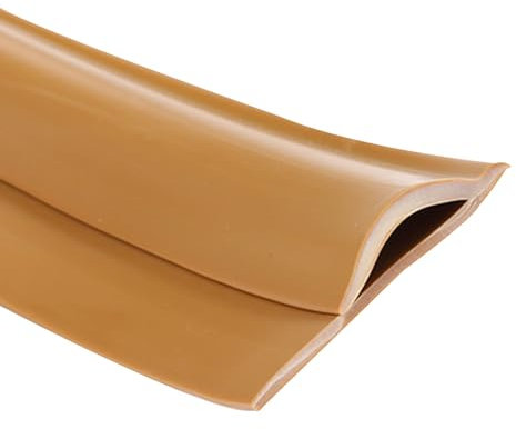 ZIMGOD übergangsprofil Selbstklebender Teppichkanten-Trim-Schutzstreifen, PVC -Bodenbeläge für Teppiche zu Boden/Laminat/Vinyl, Schnittbemessungsstreifen (Color : Dark Yellow)