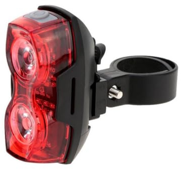 Luce posteriore per bici Fanale posteriore per bicicletta MTB Casco da ciclismo su strada Lampada di sicurezza a LED (senza batteria) Luce posteriore per bici Luci a led per bici Luce posteriore