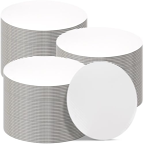 YFNVH 50 Stück Tortenunterlage Rund 20cm Klein Cakeboards Tortenplatte Pappe, Kuchenplatte für Transport & Präsentation von Kuchen bei Hochzeiten, Geburtstage und Party